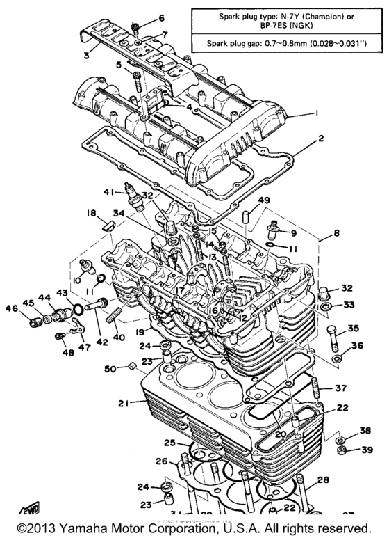 Cylinder head - cylinder