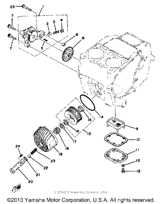 Oil pump - oil cleaner