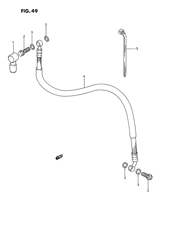 GSX1100 Сцепление hose