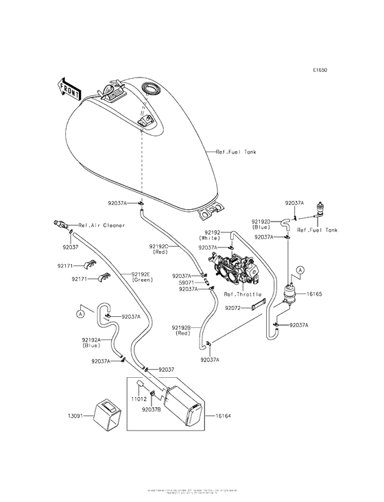 VN900 Fuel Evaporative System (Dbf)(Ca)