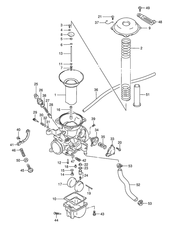 Carburetor assy