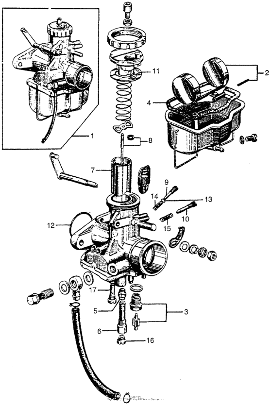 Right carburetor
