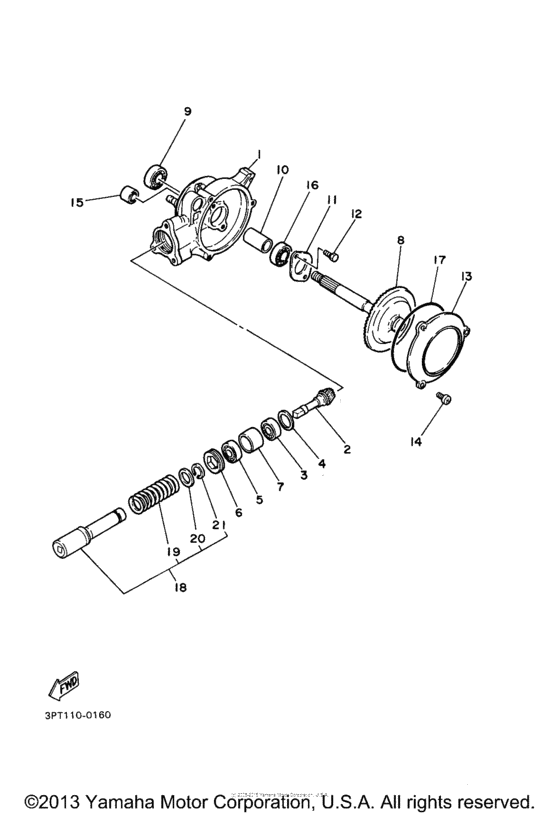 PW50V Ведущий вал