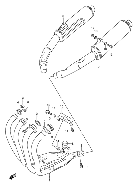 Muffler comp