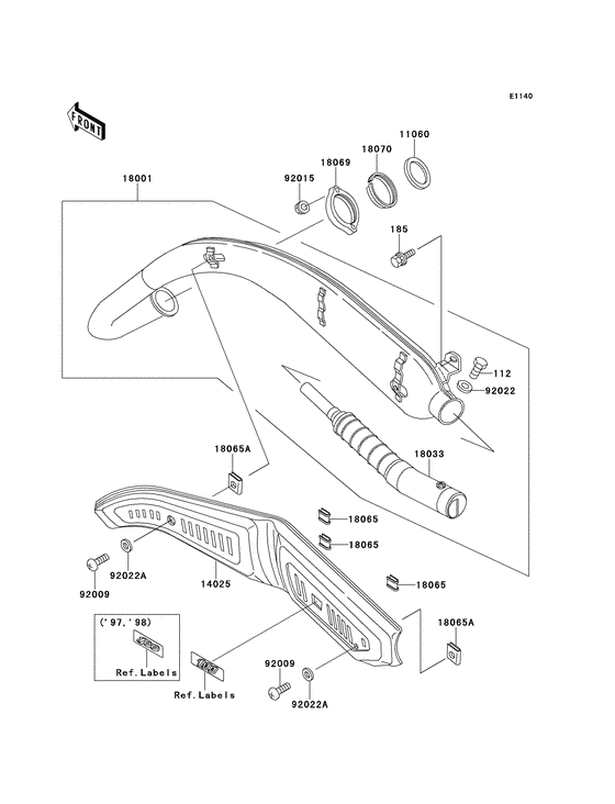 Muffler comp