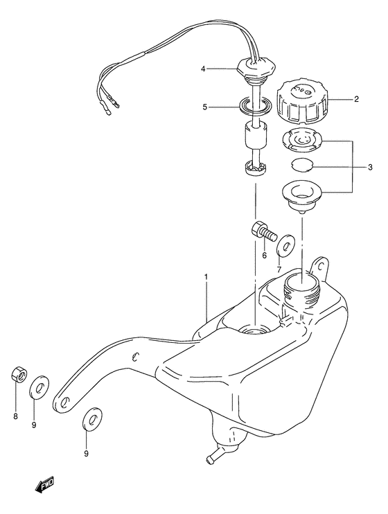 TS50 Бак масляный