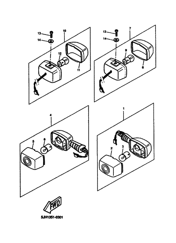 EW50 Проблесковый световой сигнал