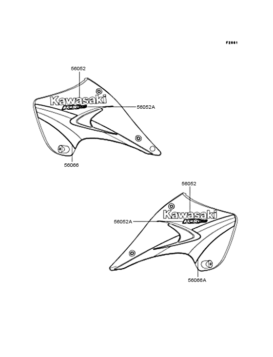 KX125 Наклейки