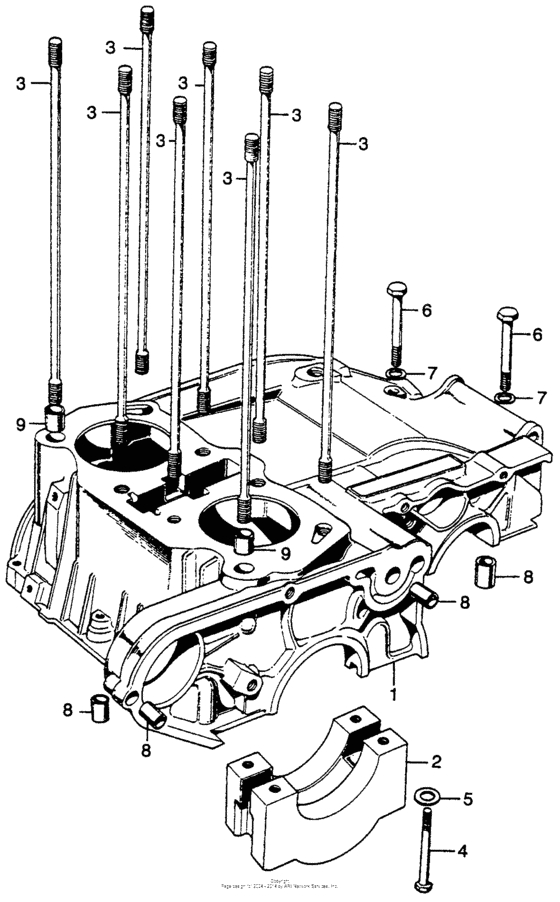 Upper crankcase