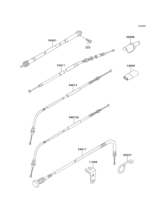  Тросы управления