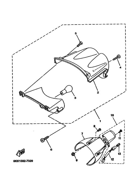 Taillight unit ass`y