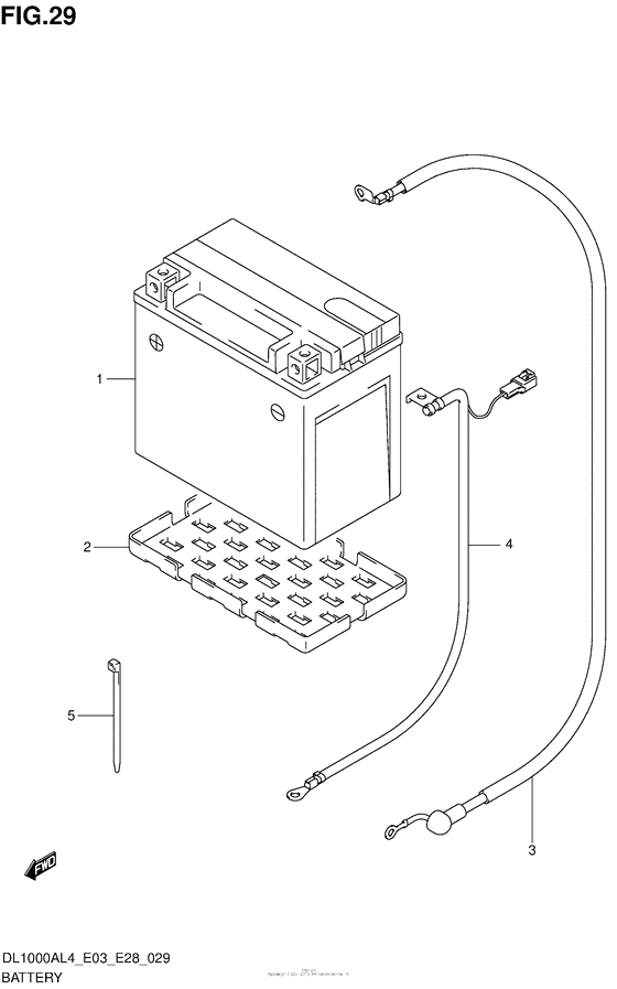 DL1000 (ABS) Аккумулятор