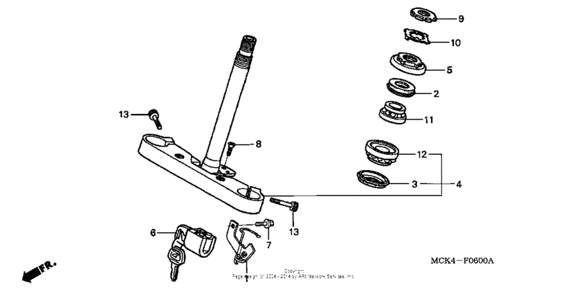 VT1100C2 Траверса нижняя
