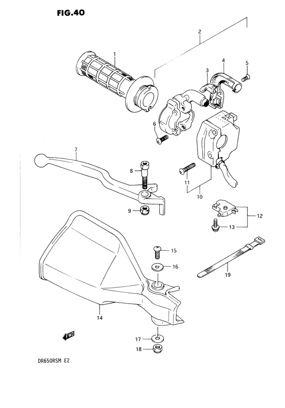 Right handle switch