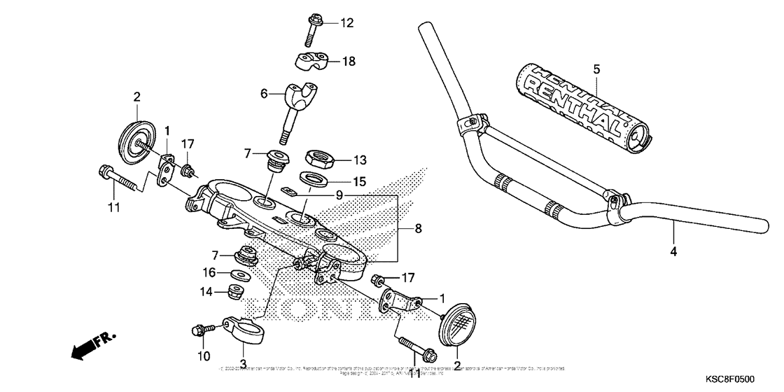 Handlebar + Top Bridge