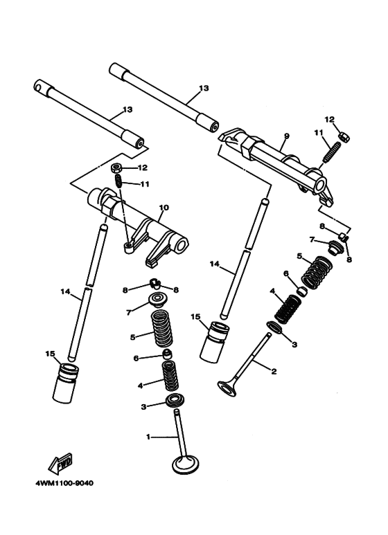 XV1600 Vbelt raw edge cog
