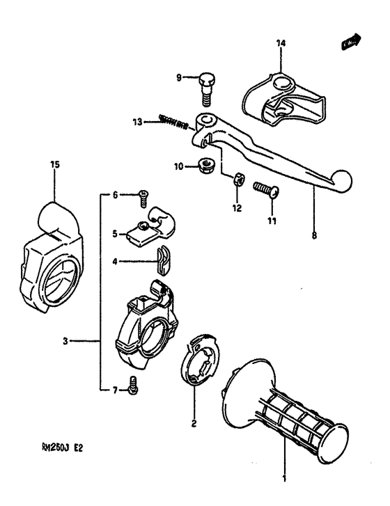 Right handle switch