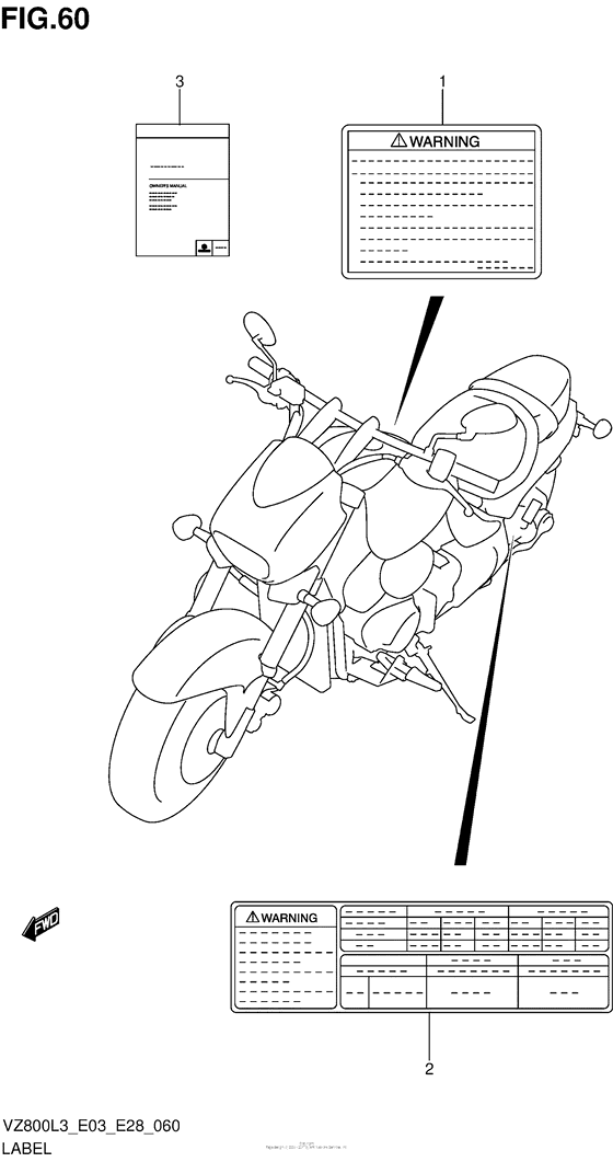 VZ800 Label (Vz800L3 E28)