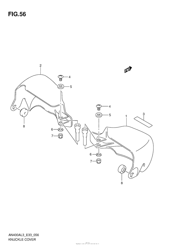 Knuckle Cover (An400Zal3 E28)