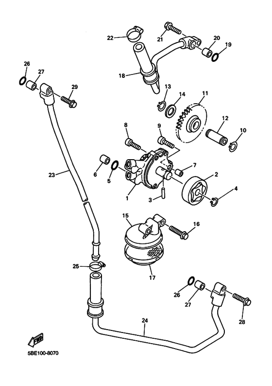 YZ426F Маслонасос