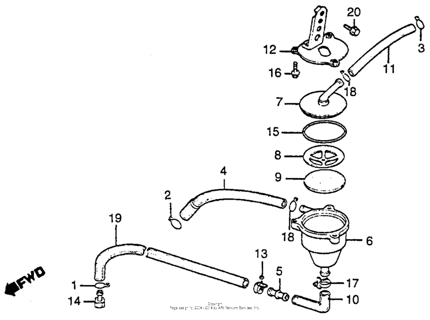 CB125S Breather separator