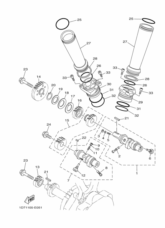 Camshaft & chain