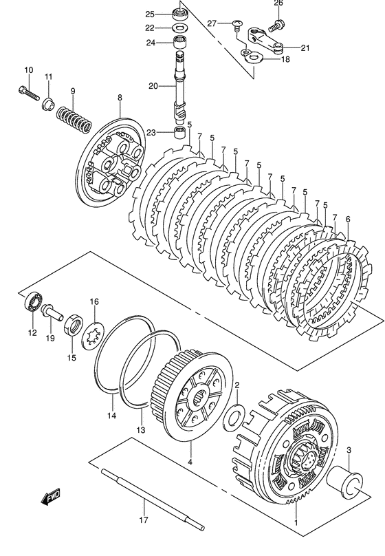 DR-Z400 Бендикс