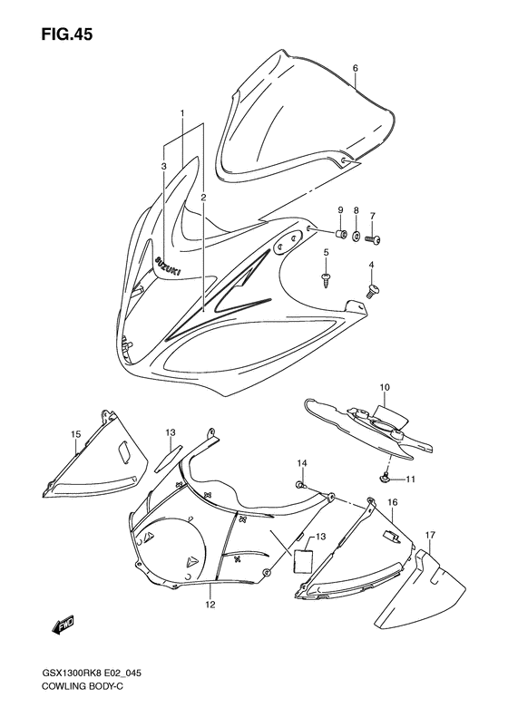 Cowling body
