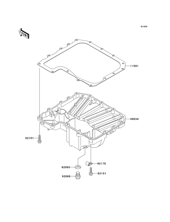 ZR750 Маслянный поддон