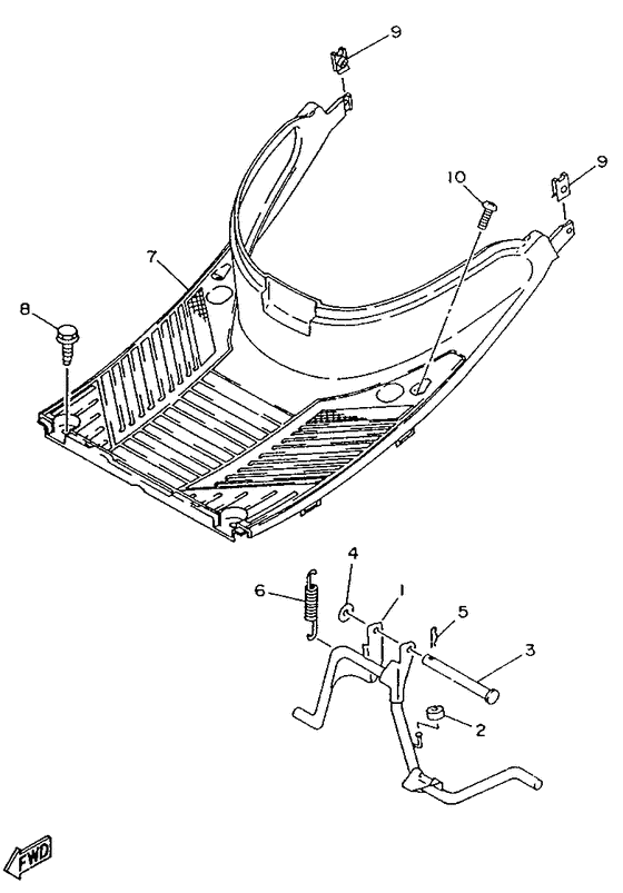 Footrest, stand