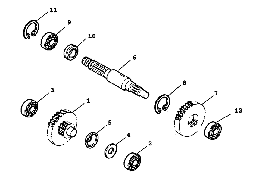 YW100E Трансмиссия