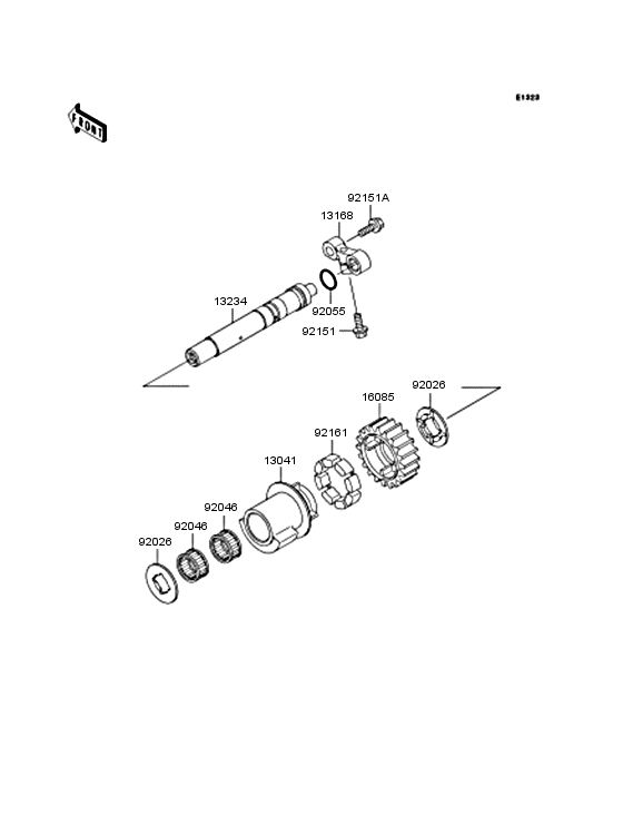 ZX1200 Валансирный вал