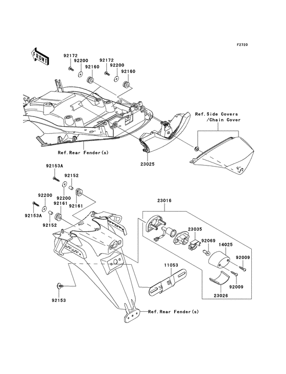 Taillight unit ass`y