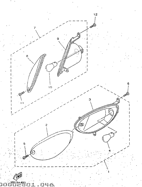 YP125 Поворотники