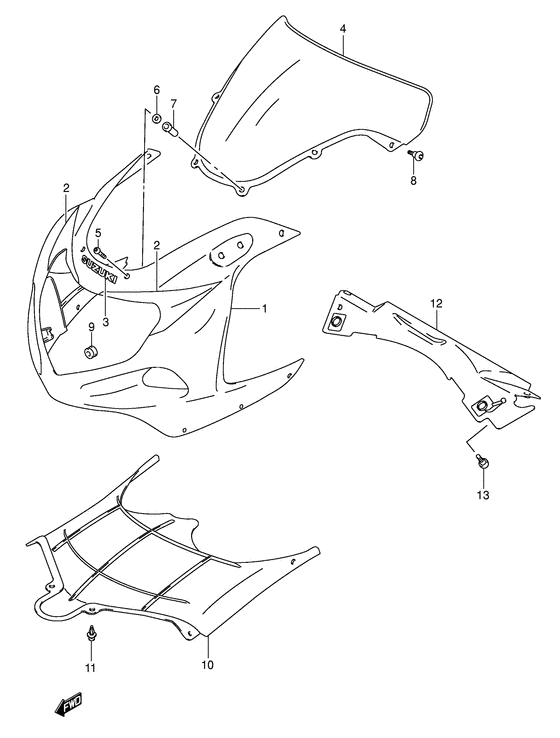 Cowling body