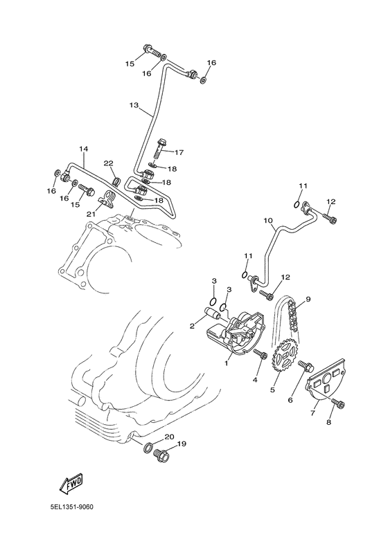 BT1100 Масляный насос
