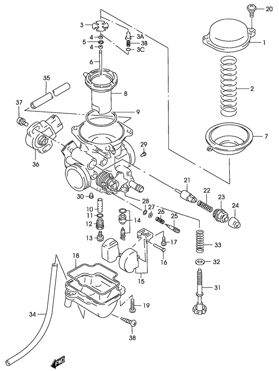 Carburetor assy