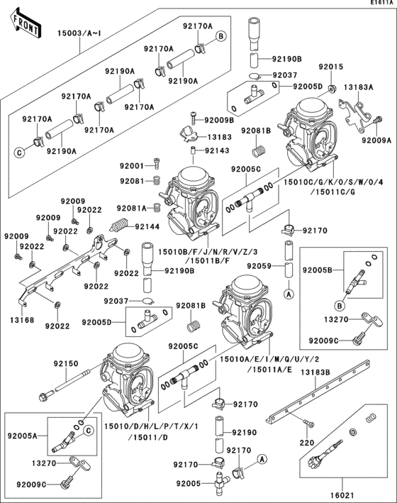 Carburetor(1/4)(zx900-b2/b3)