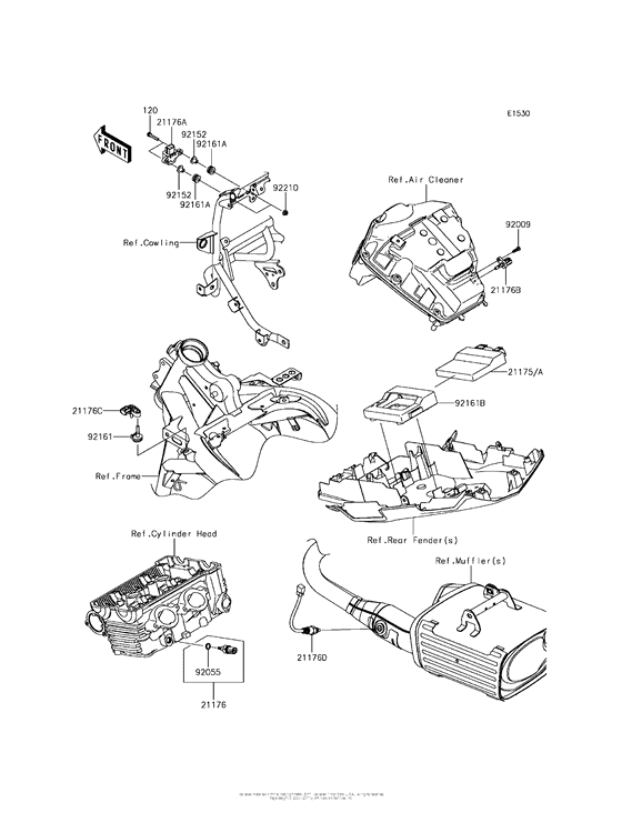 KLE650 Инжектор