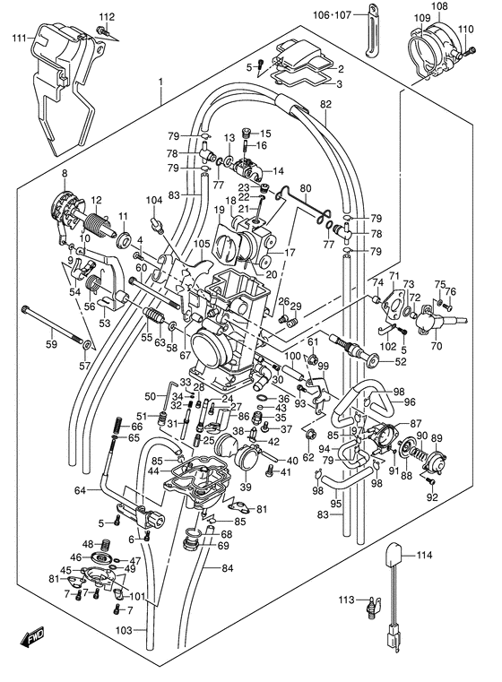 Carburetor assy