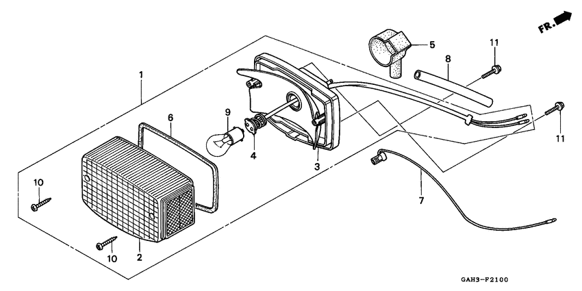 Taillight unit ass`y