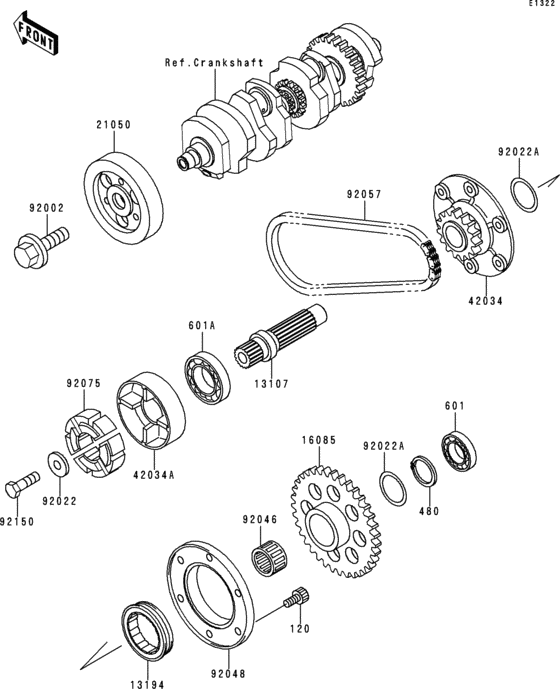 Secondary shaft