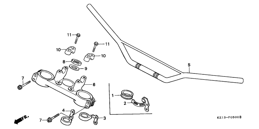 Handle pipe/top bridge