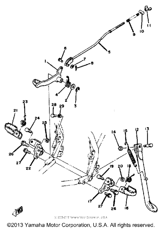 Stand - footrest