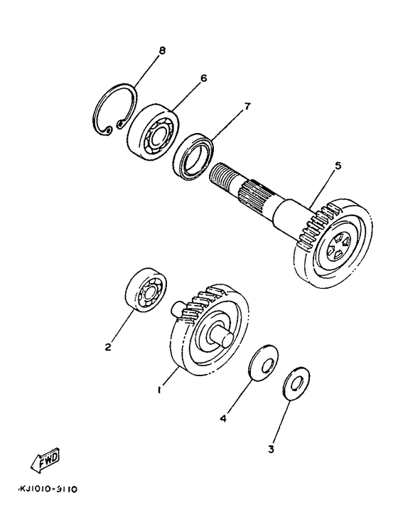 YE50 Трансмиссия
