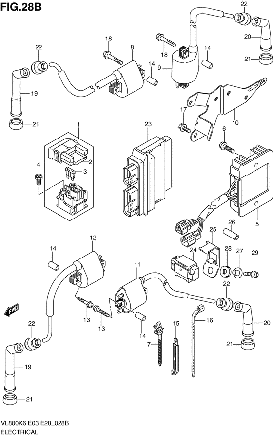 VL800 Equipo electrico