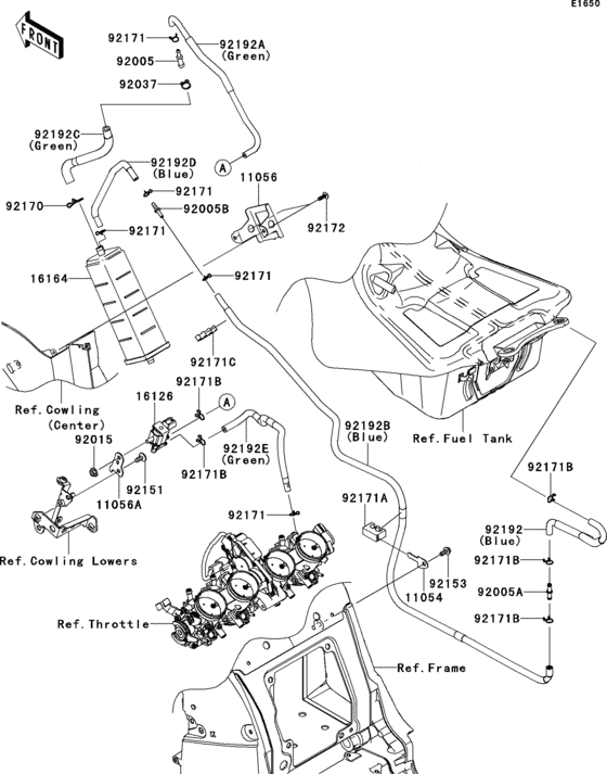 ZX1400 Fuel evaporative system(1 / 2)(ca)