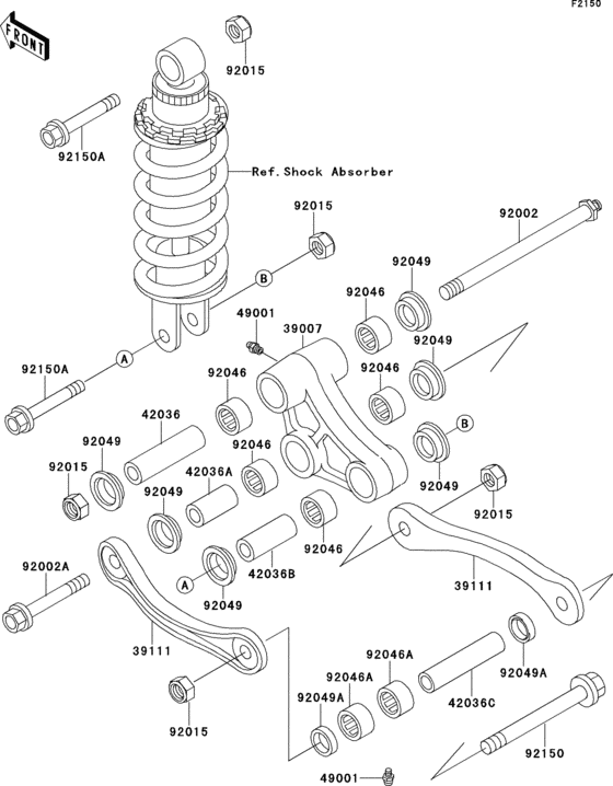 ZX600 Подвеска