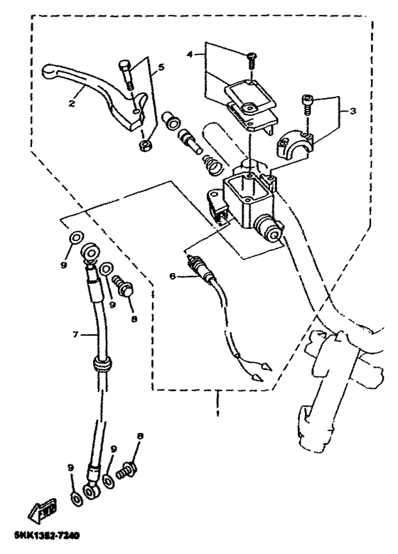 YN100 Главный тормозной цилиндр