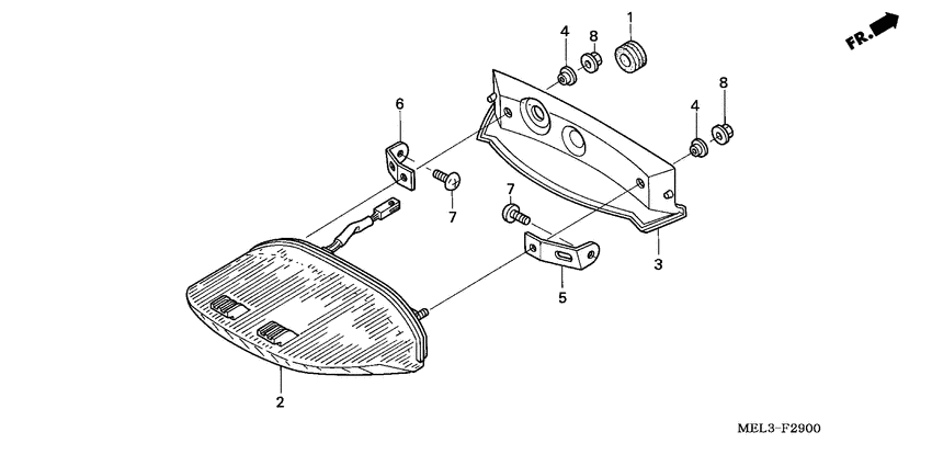 Taillight unit ass`y